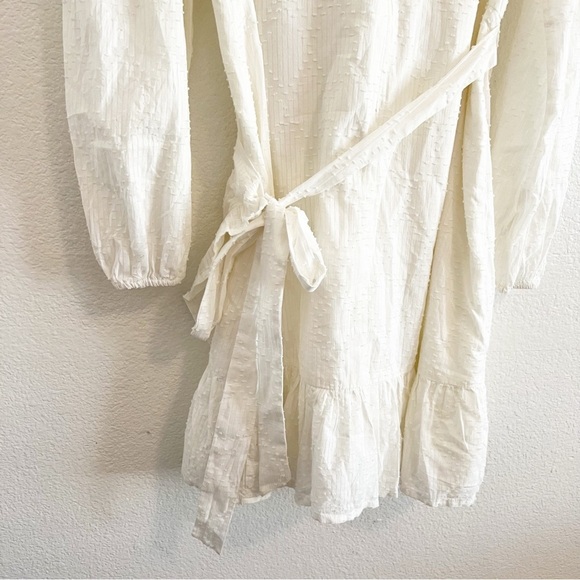 J. Crew NWT Puff Sleeve Wrap Dress 100% Cotton Size M - Picture 10 of 12